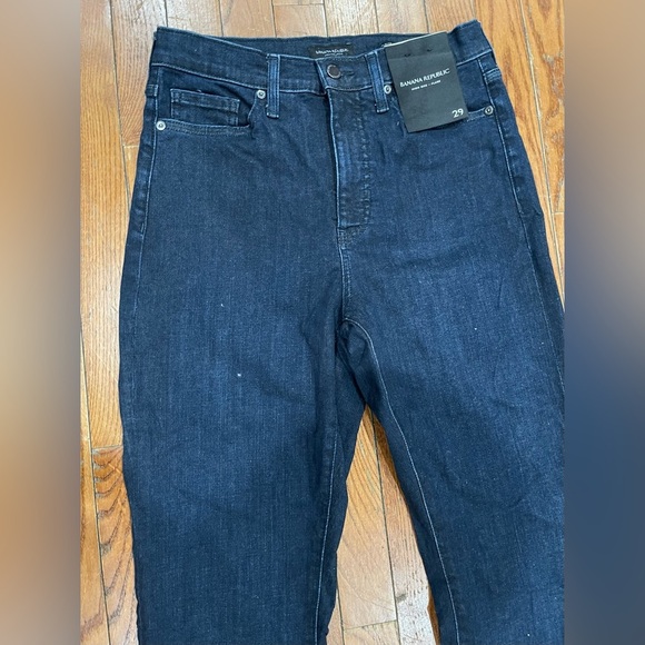 Banana Republic Dark Indigo Flare Jeans - Picture 12 of 12